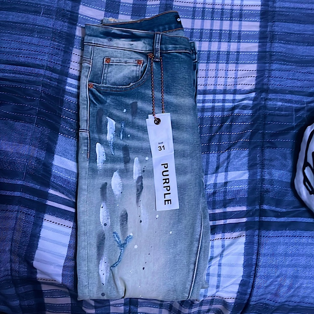 Size 31 Purple Jeans Style NO.202307